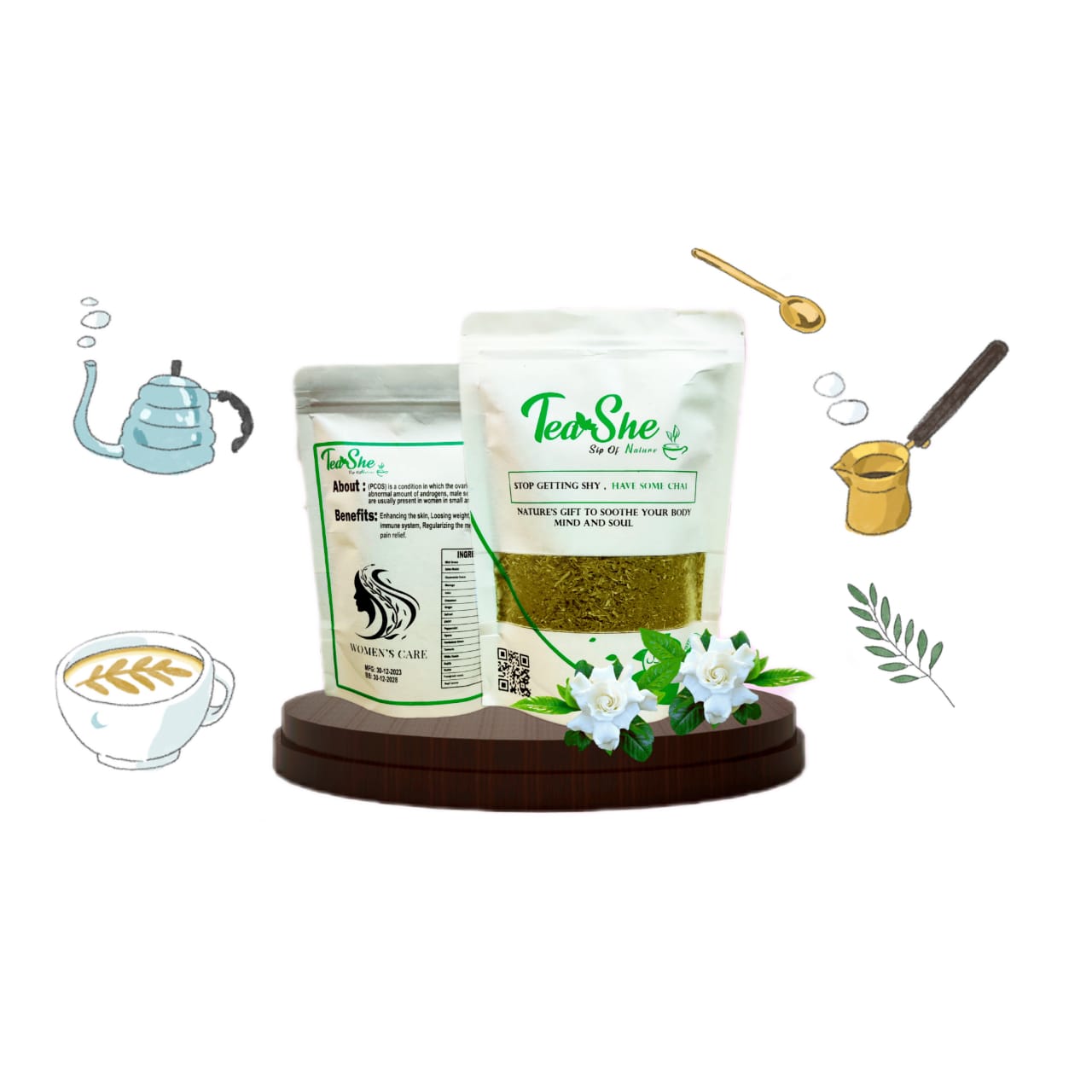 TeaShe - Natural PCOS Treatment Herbal Tea